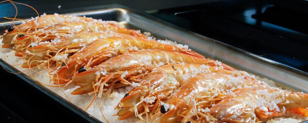 Gamba teppanyaki